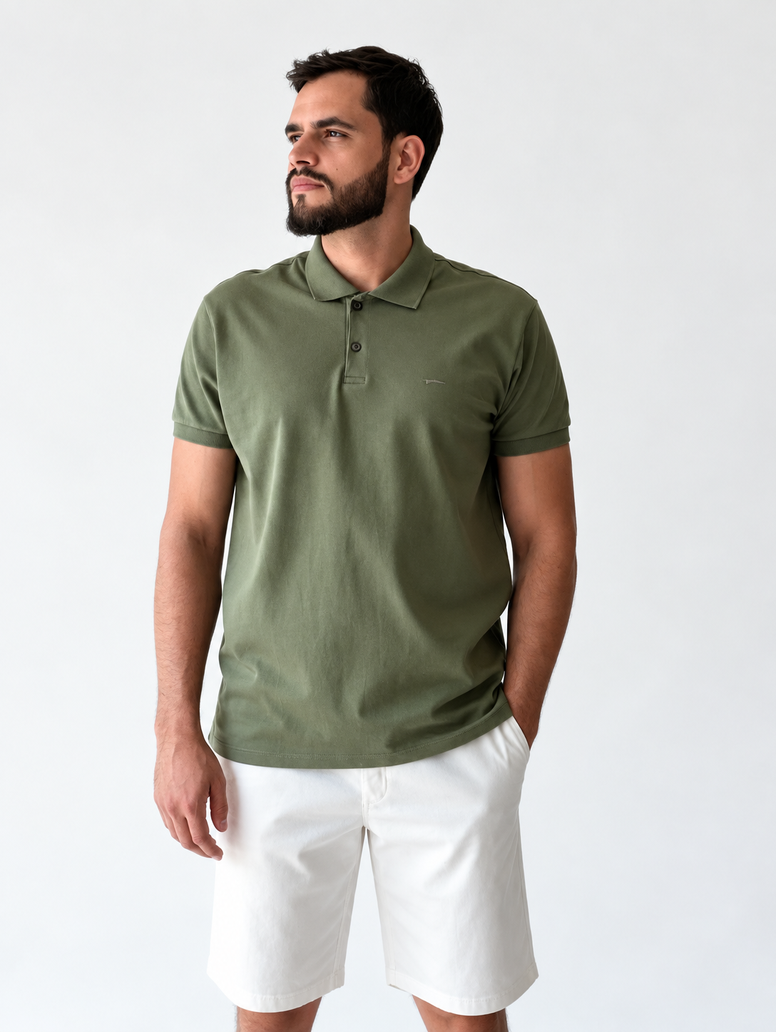 Camisa polo suedine