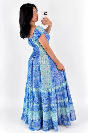Vestido indiano | ciganinha em SEDA