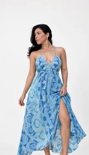 Lenço Indiano em SEDA ⭐️ | vestido com ponta