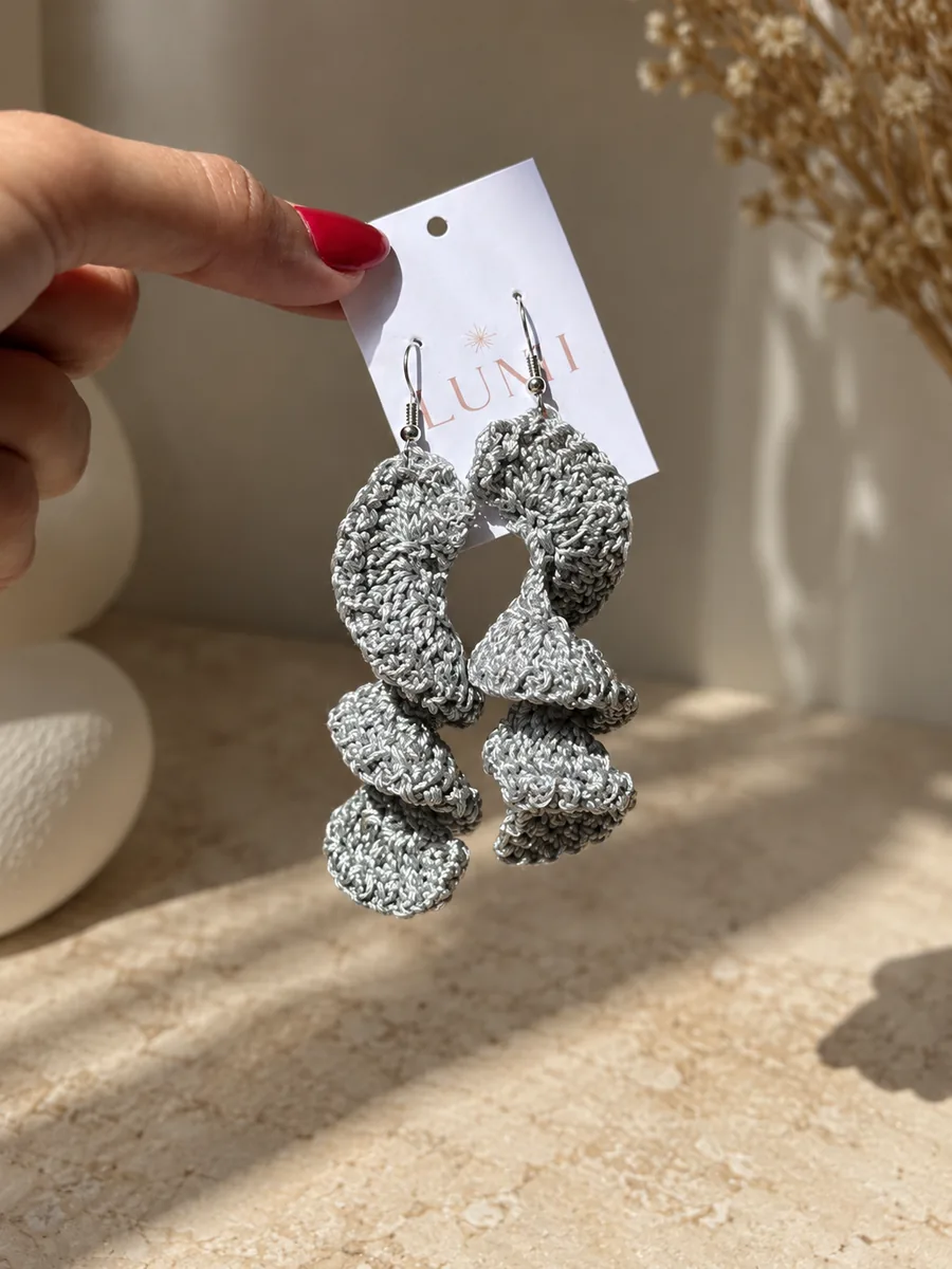 Brinco em espiral | PEÇA ARTESANAL