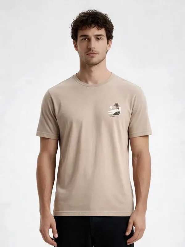 Camisa estampada 100% algodão