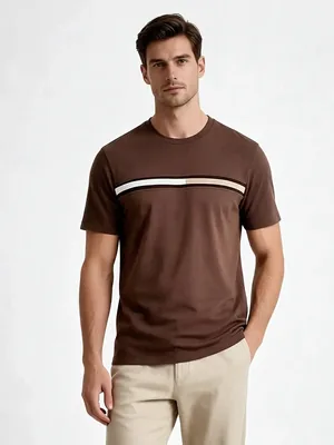 Camisa 100% algodão com detalhe em relevo