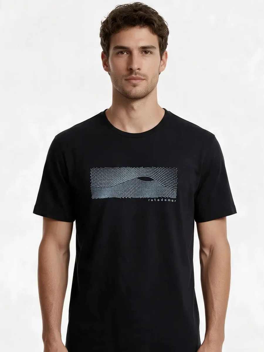 Camisa 100% algodão com detalhe em relevo